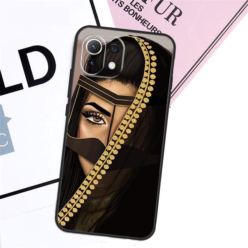 Hijab Gezicht Moslim Islamitische Vrouw Meisje Hoesje Voor Xiaomi 15 14 17 Ultra 13T 14T 15T Pro POCO F8 Ultra F7 F5 F6 X3 X5 X6 X7 Pro Cover