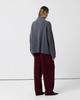 European-Styled Wool Zip Cardigan: Autumn/Winter Half-High Collar Sweater Knitwear