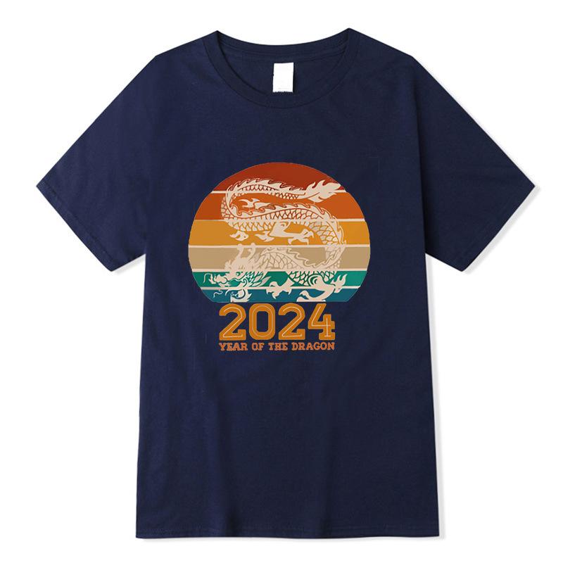 Свободные повседневные футболки с круглым вырезом и короткими рукавами с принтом — фото 14