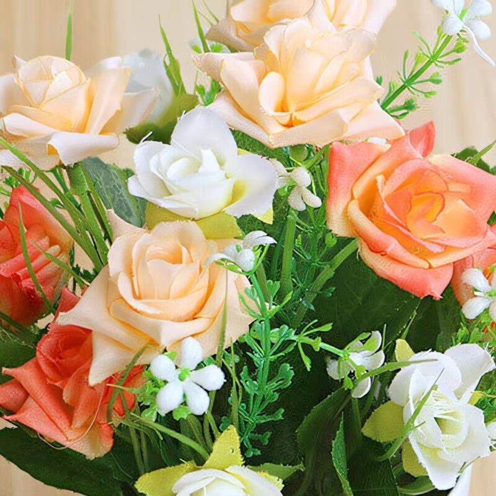 Fake Plants Artificial Potted Plant Plastic False Plants Ornament Simulation Potted Plant  Outdoor