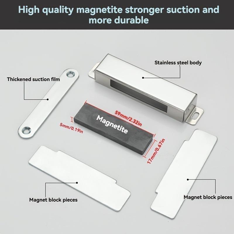 Magnetic Catch Latch Door Lock Heavy Duty Cabinet Magnet Kitchen Latch Catch With Screws Furniture Hardware