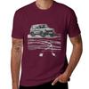 T-shirt Lada Niva Drifting Anime Vintage Abbigliamento Uomo