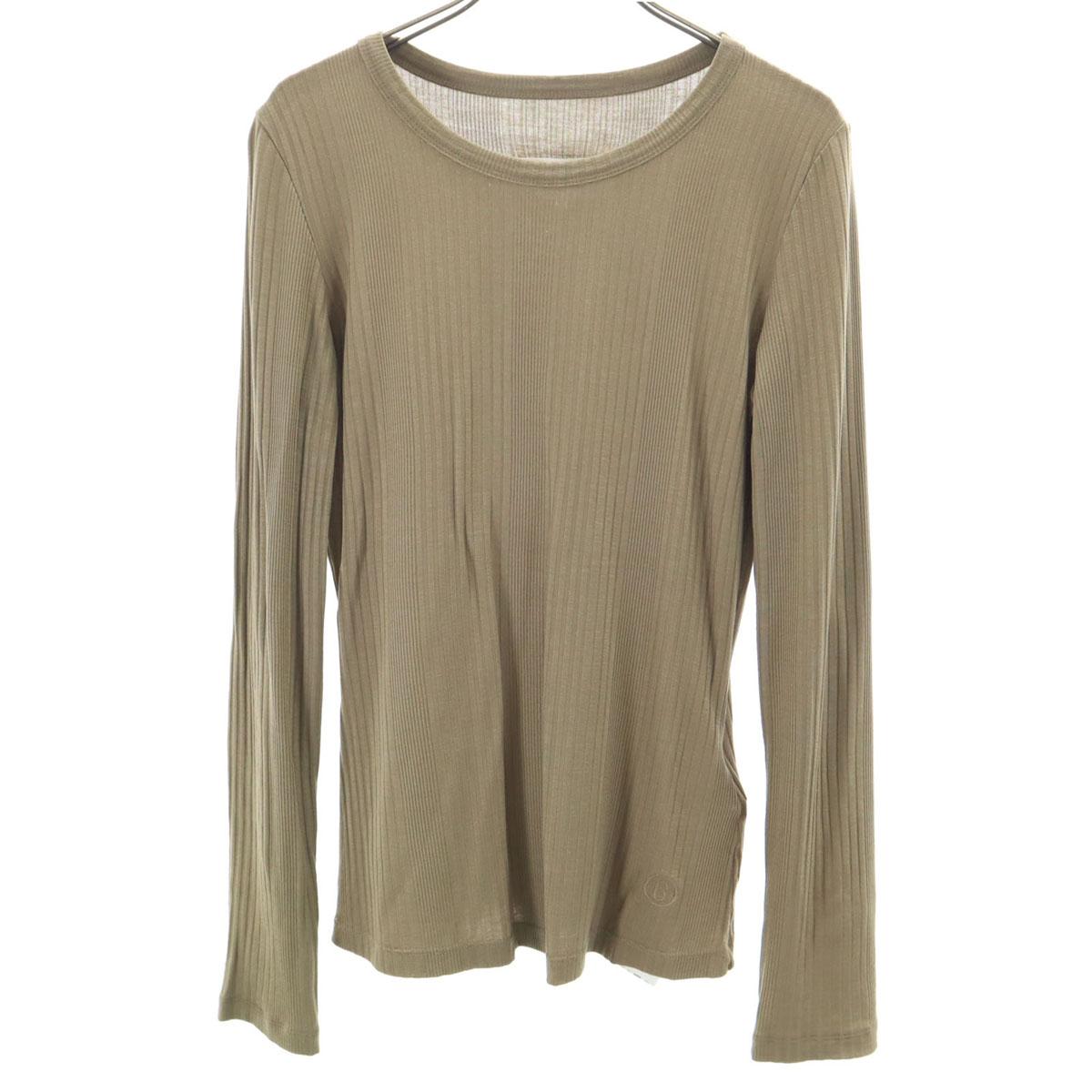 

MM6 22SS made in Italy Long sleeve Logo embroidery Cut S beige Women Used