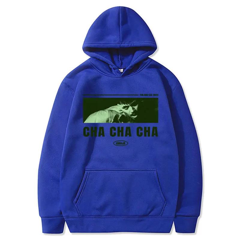 Finlande Singer Käärijä Cha Graphic Hoodie Men Women Vintage Hip Hop Style Sweatshirt Casual Winter Oversized Clothes Streetwear