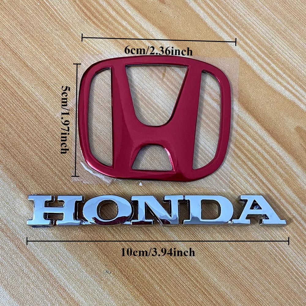 Honda Motorcycle Head Front Windshield Motorcycle Decoration H Letter Logo Electric Vehicle Modification Label Sticker