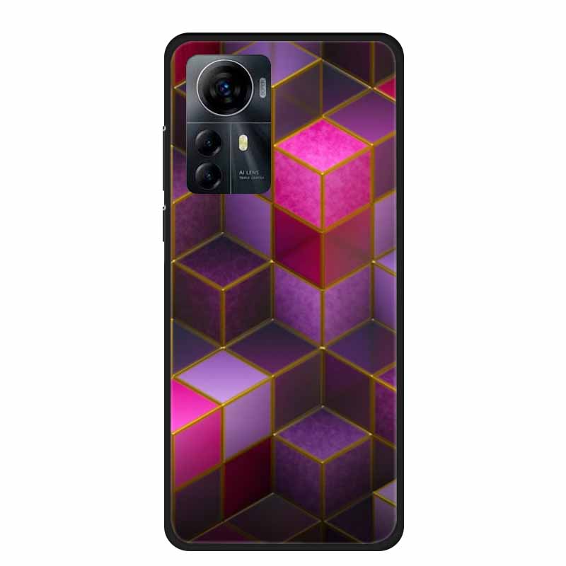 For ZTE Blade A72s 4G Case 2023 Fashion Cool Soft TPU Black Silicone Phone Cover for ZTE Optus X Max Back Cases Funda A 72s Etui