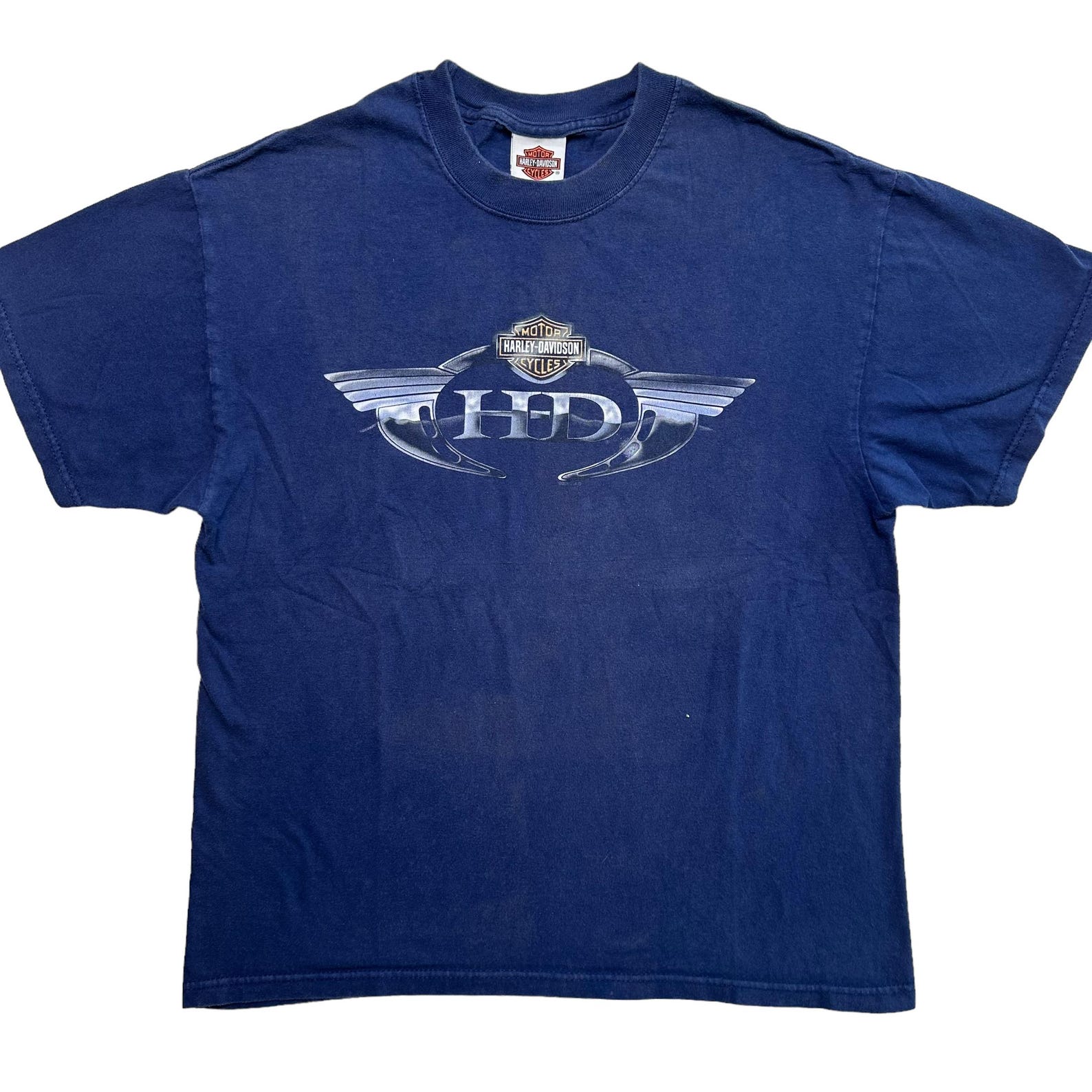 2002 Harley Davidson Motorcycle T shirt Sz L (A5692) 2XL