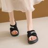 Slippers Girl 2025 New Summer Wear Fashion Niche Super Fire Cool Slippers Thick Bottom Fairy Style Beautiful with Skirt