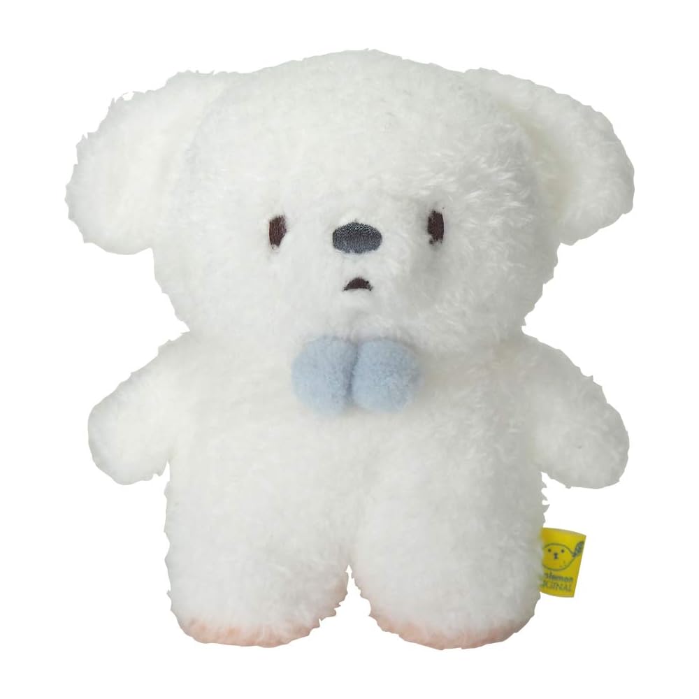 Sun Lemon Fuwafuwa Tatton Dog Plush Toy White Small 11.2x7.5x14.3cm Animal