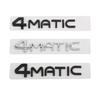 3D Letters Word EQC400 4MATIC Emblem Nameplate For  EQC 350 400 Rear Trunk Logo Sticker Silver Black Car Styling