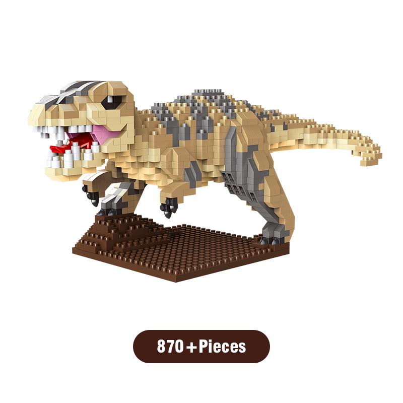 Non-Toxic Dinosaur Series Building Block Tyrannosaurus Rex Dragon Brick Pterosaur Parent-Child Educational Toys Children'S Gift Home Decor