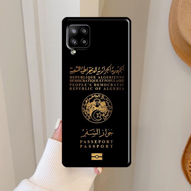 Algerian Algeria Passport Case For Samsung Galaxy A56 A36 A06 A13 A32 A12 A22 A52 A35 A26 A16 A55 A15 A54 A34 A14 A53