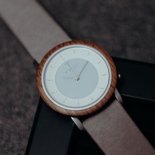 KERBHOLZ Women's Wooden Watch, German Design, Water Resistant, Officially Imported, MMER7608