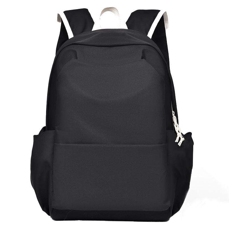 

Simple Mori school bag for girls ins wind and splash-proof large-capacity backpack, student leisure travel backpack чорний