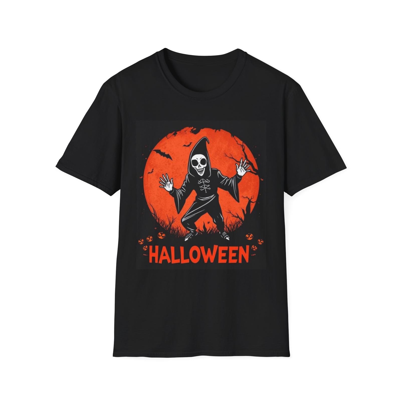 Halloween Skeleton Graphic Tee, Unisex Halloween Shirt, Spooky Costume, Fall S
