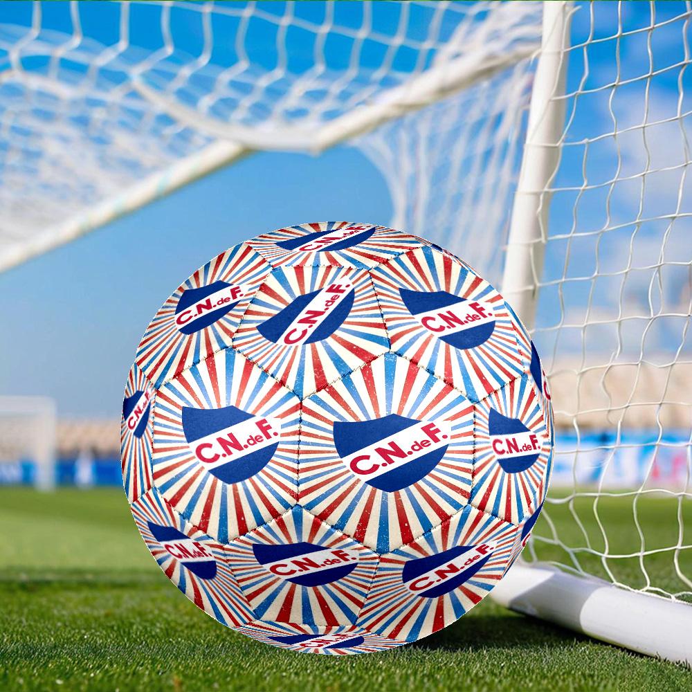 Montevideo Crest Design Size 5 Soccer Balls, Anti-Slip, Protective Football, Outdoor Sport, Practice Games, Birthdays Gift Suitable for fan