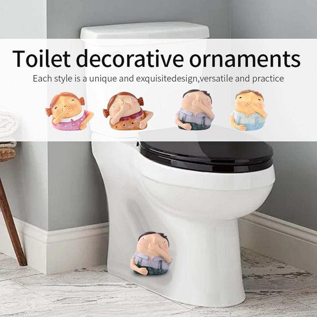 Decorative Toilet Bolt Covers, 2PCS Toilet Bolt Caps Decorative, Resin Knob Covers for Bottom, Bowl Caps Easy Installation Replacement Parts