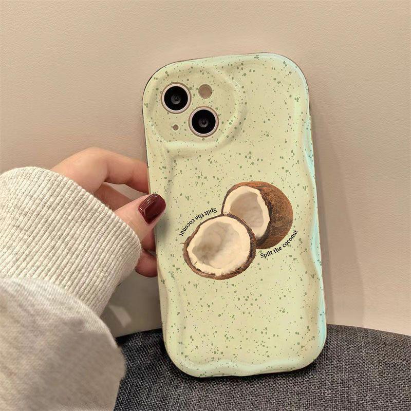 

Зеленый чехол Dot Coconut Apple Creative для iPhone 11/12 Mini/13/14/15 Pro iPhone 14 Pro