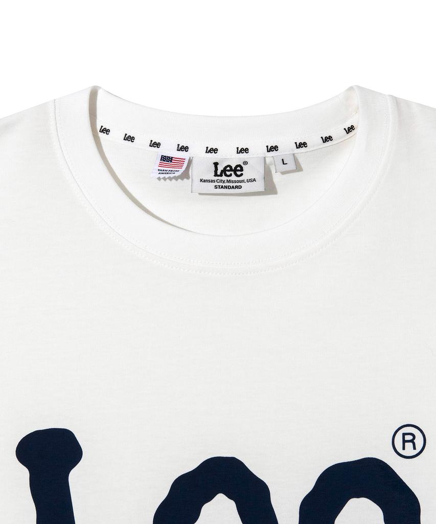 LEE Big Twitch Logo T-Shirt White