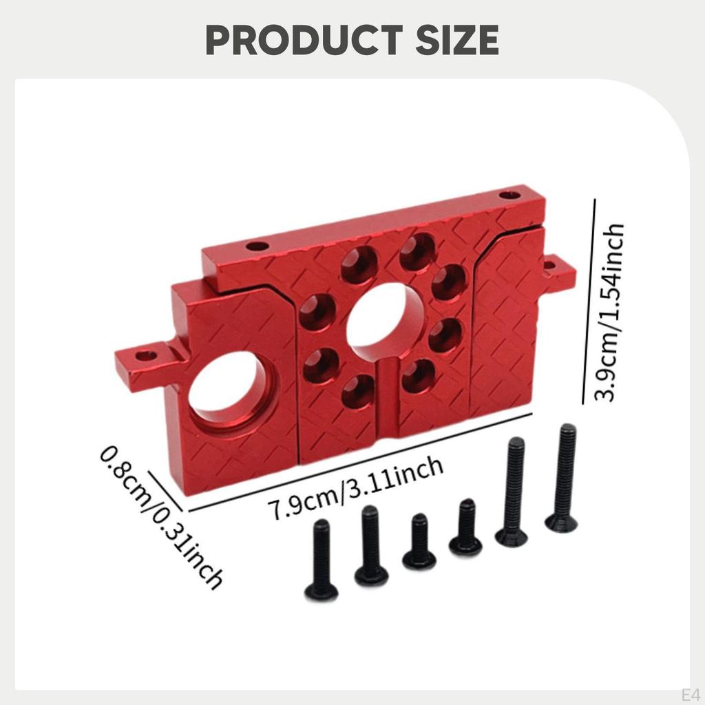 RC Car Metal Motor Mount for 1:7 Scale Maintenance Sturdy Easy to Install Remote Control