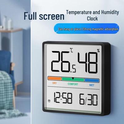 Termohigrómetro Digital con Reloj de Alta Precisión MaShi