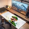 Luigi & Mario Car Trip Print  Cushion Non-slip Laptop Tablet Big Mousepad XXL Mat Mini PC Playmat With Lock edge