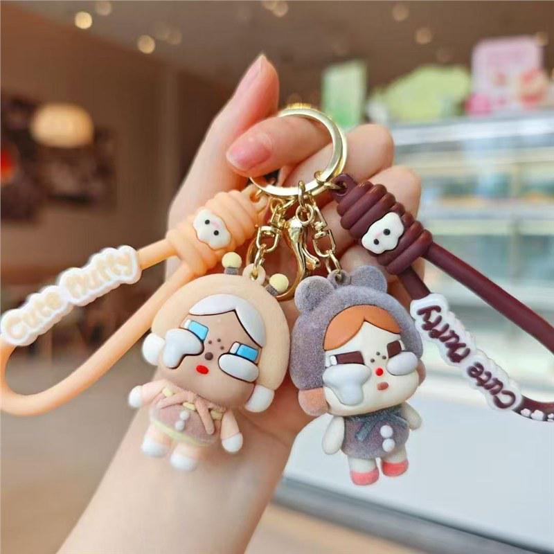 Creative Crybaby Doll Keychain - Cute Cartoon Pendant for Bags, Small Gift