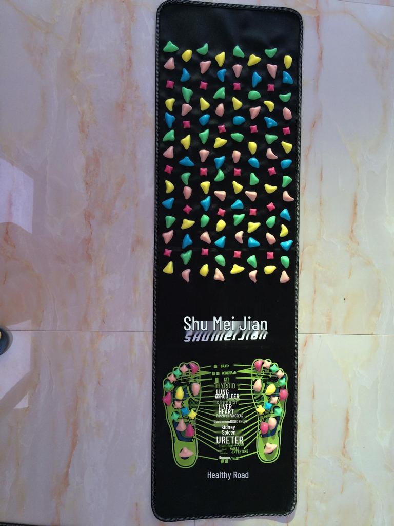 Pebble Foot Massage Mat - Health Walking Therapy and Fitness Equipment