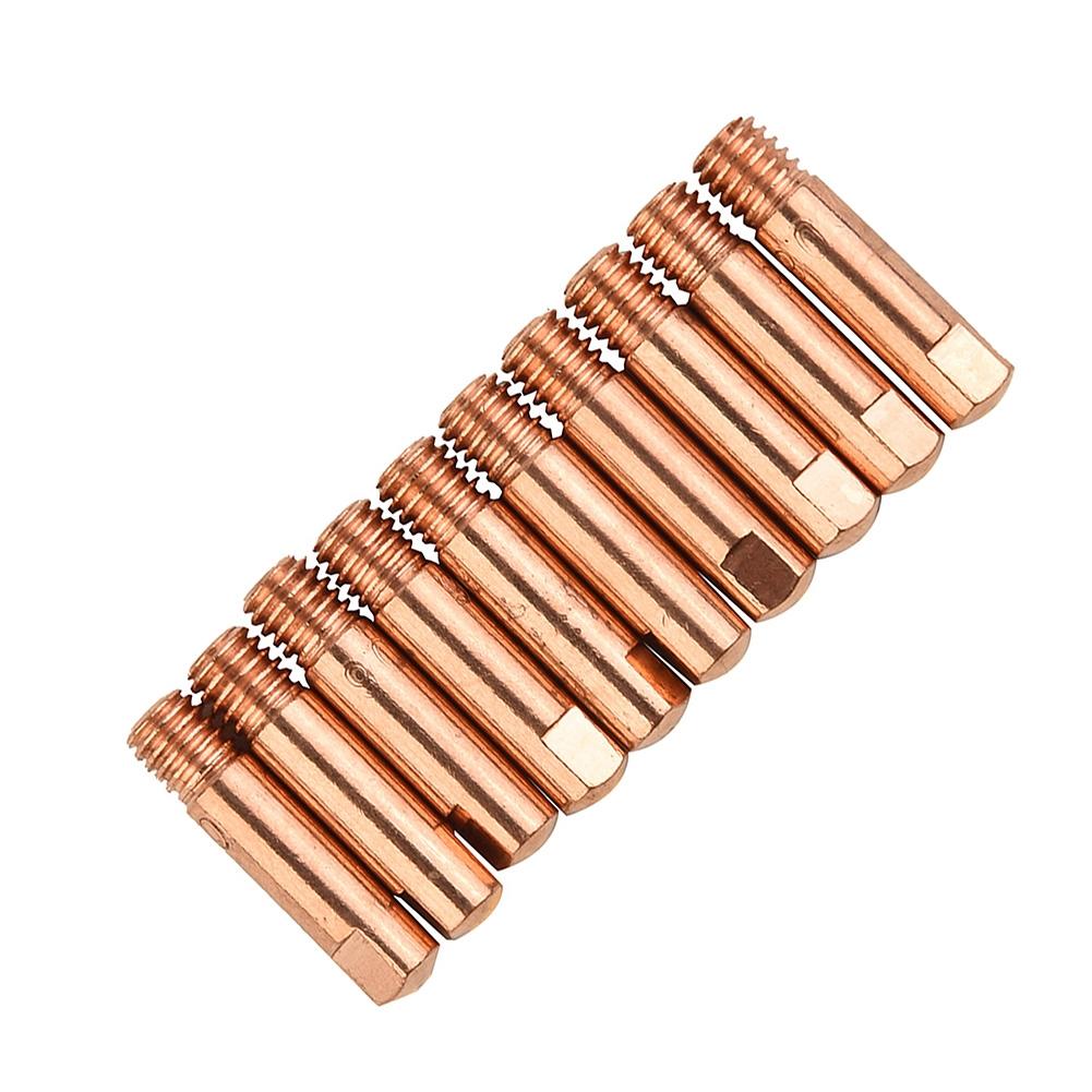 Precision M6 Welding Contact Tips 10pcs 0 6 1 2mm Style Torch Compatible