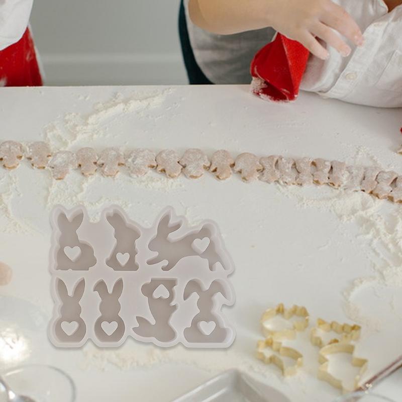 

Bunny Candle Molds Non-stick Rabbit Mold 7 Cavities Silicone Home Parties Decorations Resin Mould Soap Making Supplies For france