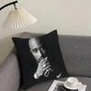 T-Tupac Shakurr Rapper Cushion Cover Pillowcase Ultra Soft Skin Friendly Fabric Cloud Like Comfort & Concealed Zipper