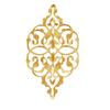 Diy Performance Clothing Decorative Iron-on Patch Sticker Embroidery Gold Silver Thread Yarn Costume Dress Geometric Applique