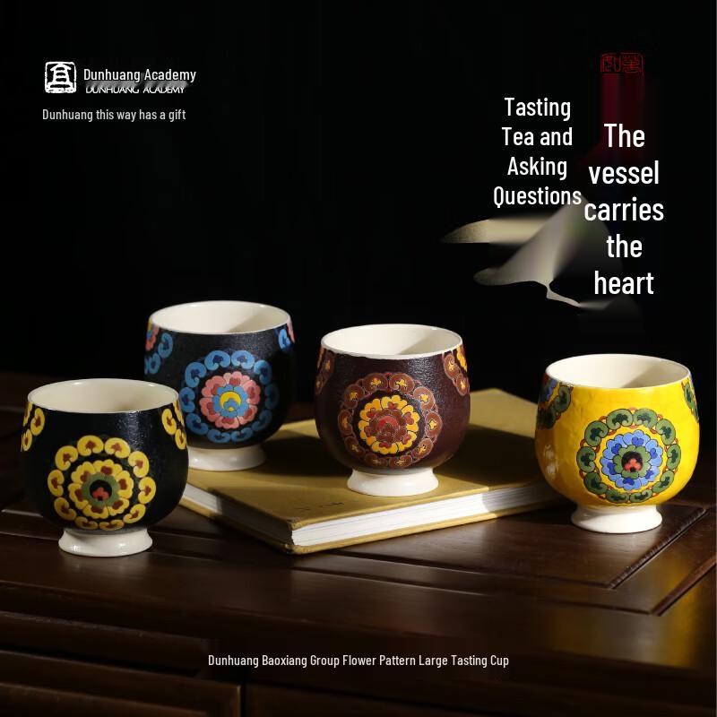 Dunhuang Auspicious Ceramic Tea Cup