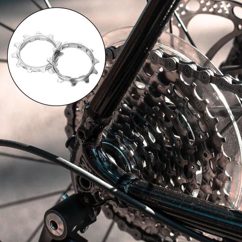 2PCS Single Speed Bicycle Freewheel 10 Speed -11 Teeth / 11 Speed -13 Teeth, Silver