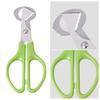 Quail Egg Scissors with Non-Slip Handle Egg Shell Cutter Stainless Steel Blade Egg Cutter Shears Easy Clean Kitchen Tool for Precise