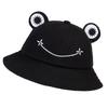 Eimerhut Damen Sommer Fischerhut Mädchen Cartoon Frosch Design Mode Niedlich Sonnenschutz Weicher Hut Stilvolles Outdoor-Accessoire