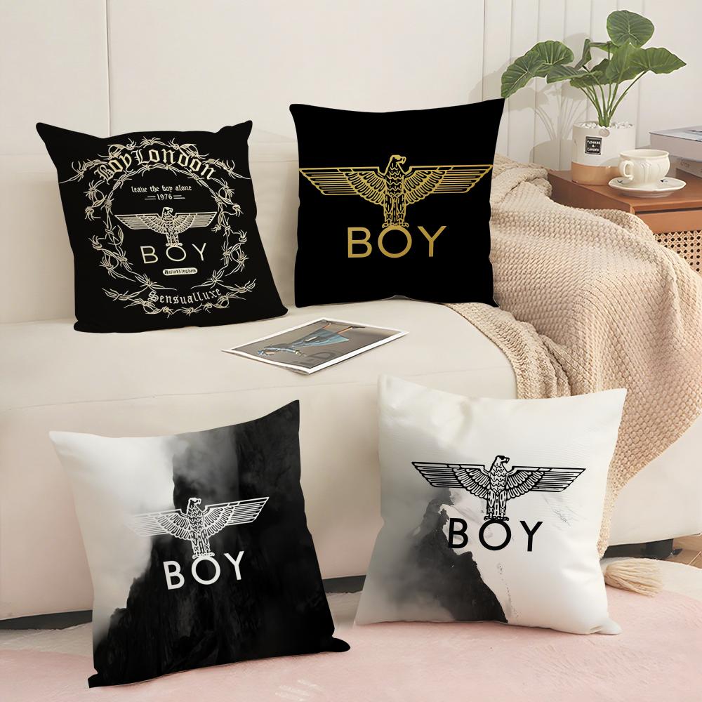Brand B-Boys London Cushion Cover Soft Short Plush Pillow Cover Smooth Cozy Texture Aesthetic Cushion Case Home Decor