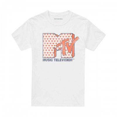 MTV Unisex Adult Hearts T-Shirt