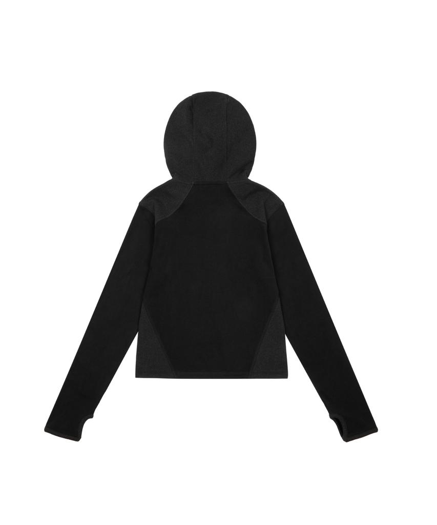 AAKAM Fleece Utility Hooded Long Sleeve (Black)
