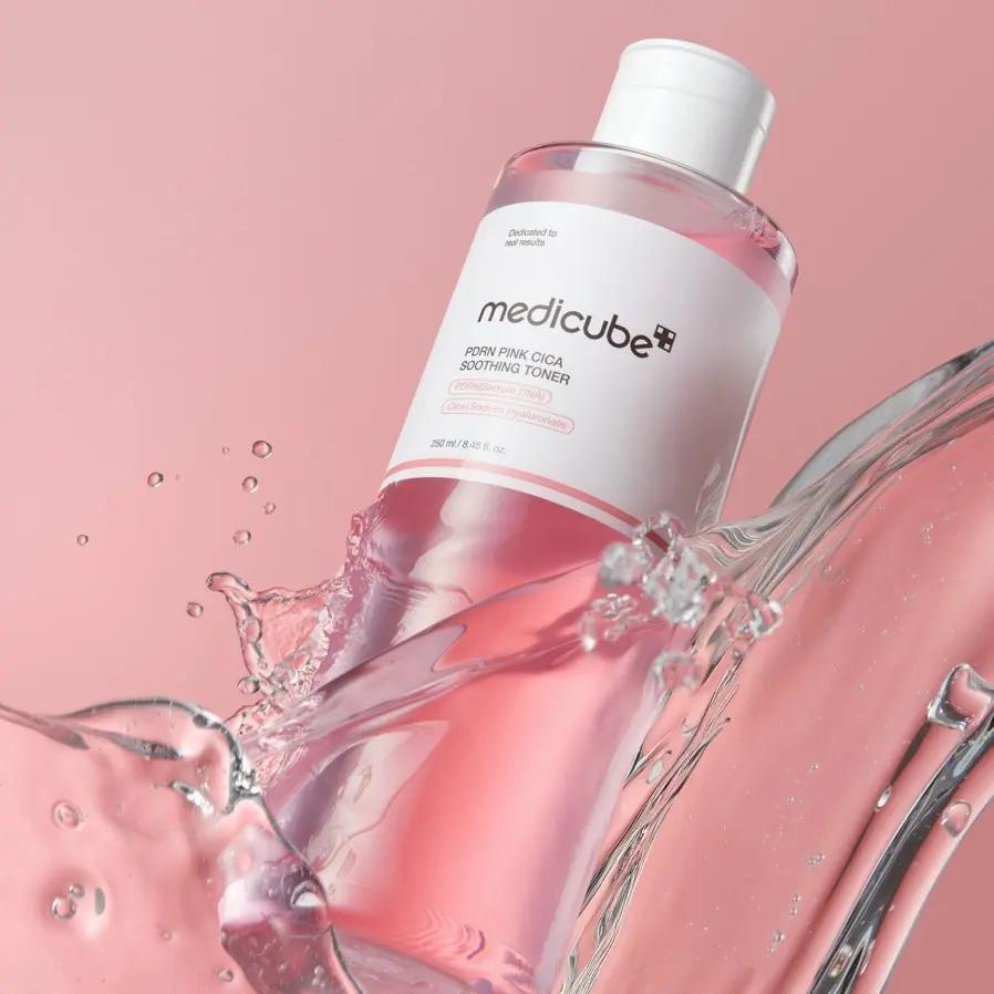[medicube] PDRN Pink Cica Soothing Toner I Pink Glow Toner I Salmon DNA, Salmon PDRN, Hydrating, Moisturizing