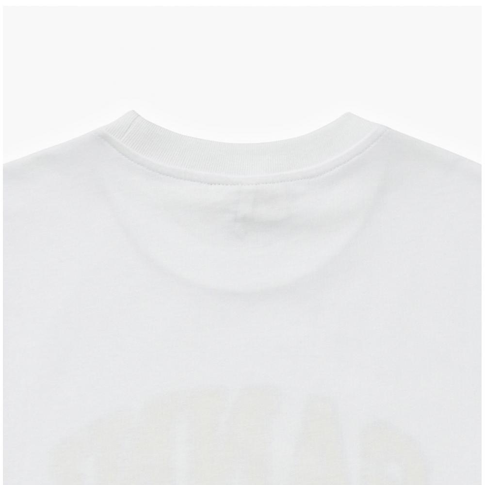 Ganni T3529 151 Peach Logo Print Women S Short Sleeve Tee