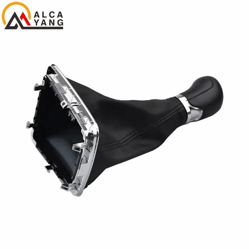 5/6 Speed MT Gear Shift Knob Lever Stick Gaiter Boot Cover Collar For Skoda Fabia MK3 2015 2016 2017 Accessories