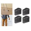 Non Slip Ladder Feet Covers Enhanced Stability Durable Rubber Protector for Mini Folding Ladder Auxiliary