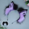 Lovely Women Students Photoshoot Hairband Cartoon Wolf Ears Shape Headbands Color Matching Hair Styling Hair Hoop