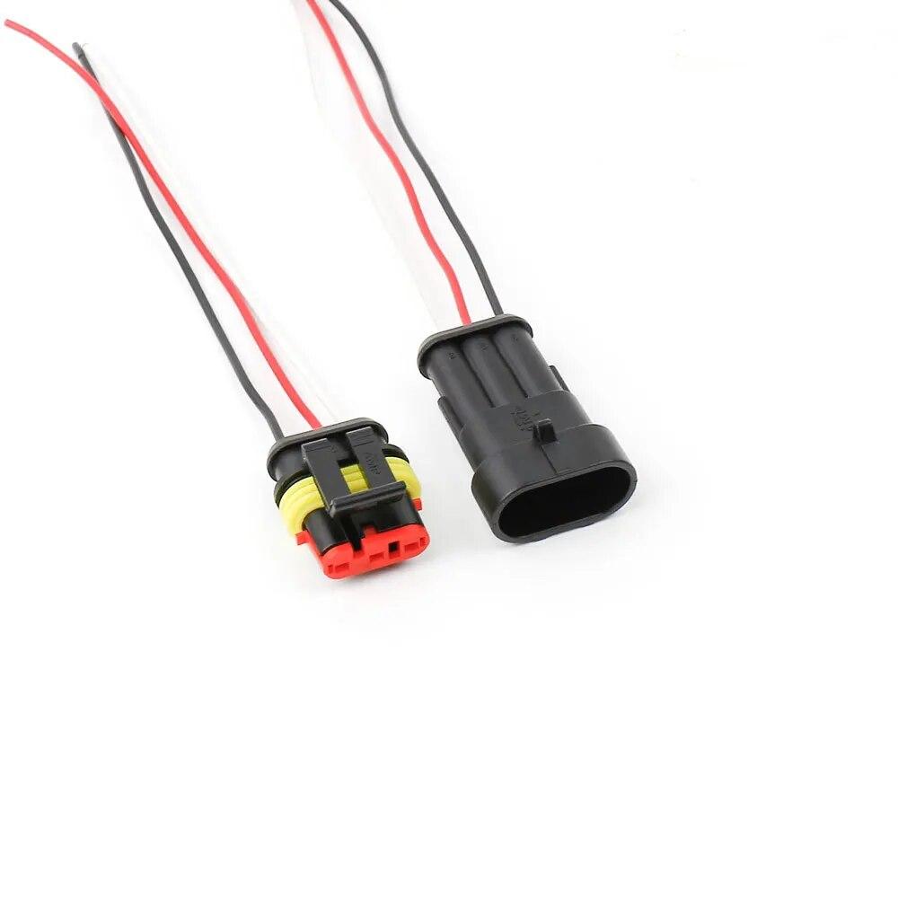 1/2/3/4/5/6 Pin Female Male Way Car Sealed Waterproof Electrical Wire Car Connector Car Plug