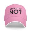 Absolutely Not Baseball Cap  Hiking Fishing Sun Trucker Hat Couple Women y2k Retro Print Baseball Caps
