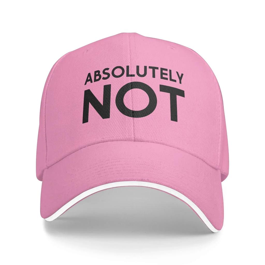 Absolutely Not Baseball Cap  Hiking Fishing Sun Trucker Hat Couple Women y2k Retro Print Baseball Caps