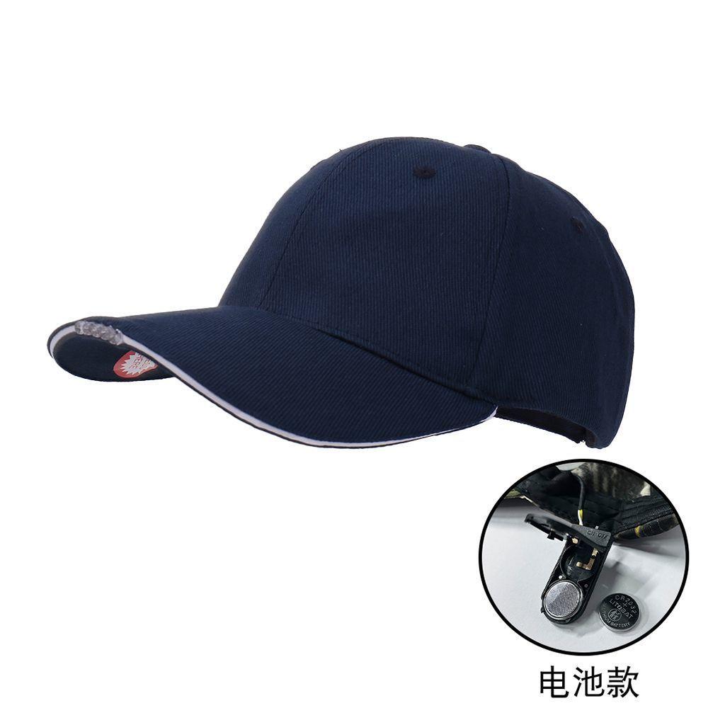Induction led light luminous baseball cap outdoor lighting camping usb charging men's and women's fishing baseball cap