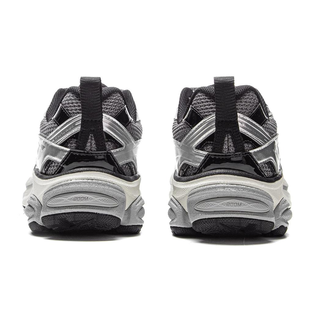 Li Ning Fuyao Boom Low Top City Commuting Running Shoes Men's Silver Gray ARXV005-3