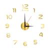 Luminous Wall Clock Modern Design Easy to Install Battery Powered Silent Decorative 3D